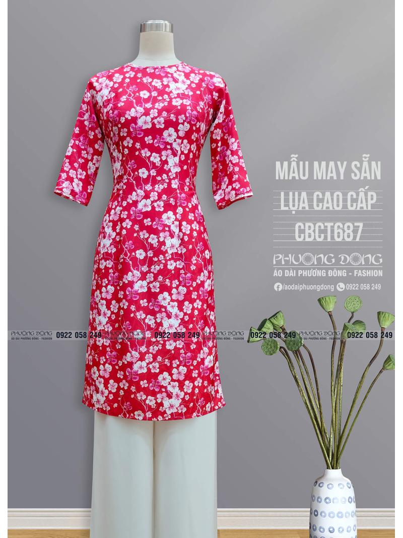 Áo Dài Cách Tân Lụa Cao Cấp CBC687